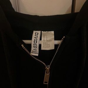 H&M Black Zip Up Hoodie